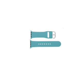 Bracelet de montre Montre intelligente Universel App.watch.7-8.le.11AQ Silicone Vert 34mm