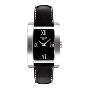 Bracelet de montre Tissot T0073091605300 Cuir Noir 15mm