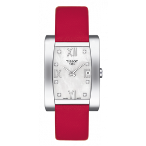Bracelet de montre Tissot T0073091611601 / T603026533 Plastique Rouge 15mm