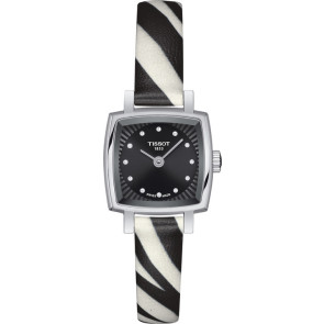 Bracelet de montre Tissot T600047020.T0581091705600A Cuir Bicolore 9mm