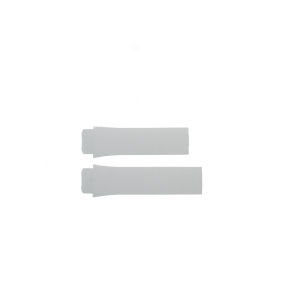 Bracelet de montre Tissot T075220 / T610035118 Caoutchouc Blanc 18mm