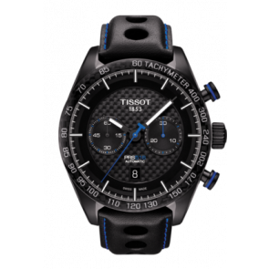 Bracelet de montre Tissot T1004273620100 / T610037467 Cuir Noir 22mm