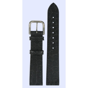 Bracelet de montre Tissot T600.1401816 / T600013056 Cuir Noir 18mm
