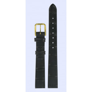 Bracelet de montre Tissot T71211421A.T600013347 Cuir Noir 12mm