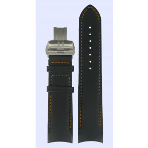 Bracelet de montre Tissot T0354071605101 / XS / T600028551 Cuir Noir 22mm