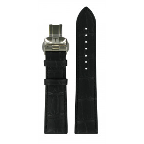 Bracelet de montre Tissot T099.407.16.058.00 / T600035976 Cuir Noir 21mm