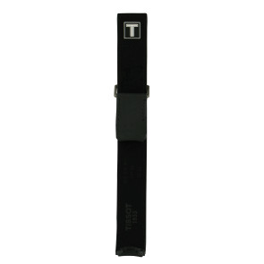 Bracelet de montre Montre intelligente Tissot T600036491 / T0914204604100A Cuir Noir 22mm