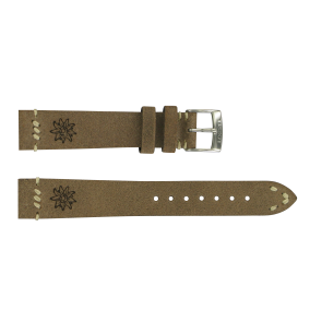 Bracelet de montre Tissot T600038292 Cuir Brun 16mm