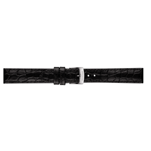 Bracelet de montre Tissot T1092101603200A Cuir Noir 15mm