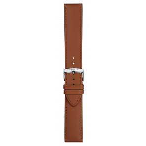 Tissot bracelet de montre T109.610.16.037.00 Cuir Cognac 21mm + coutures défaut