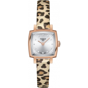 Bracelet de montre Tissot T600047022 / T0581093703600A Cuir/Plastique Bicolore 9mm