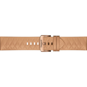 Bracelet de montre Tissot T600047287 Cuir Rose 23mm