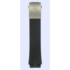 Bracelet de montre Montre intelligente Tissot T0015204728100A Caoutchouc Noir