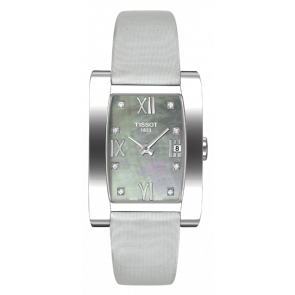 Bracelet de montre Tissot T0073091612601 / T603025353 Cuir Gris 15mm