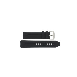 Bracelet de montre Montre intelligente Tissot T603044330 / T1214204705105A Caoutchouc Noir 23mm