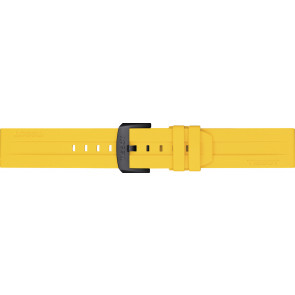 Bracelet de montre Tissot T603048238 Caoutchouc Jaune 22mm