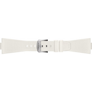 Bracelet de montre Tissot T603048463 Caoutchouc Blanc 12mm