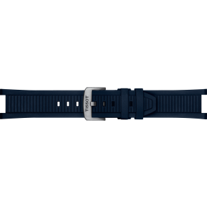 Bracelet de montre Tissot T603049424 Caoutchouc Bleu