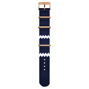 Bracelet de montre Tissot T604036892 Nylon Bleu 19mm