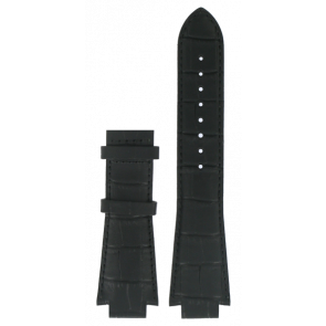 Bracelet de montre Tissot L875-975 / T610014557 Cuir croco Noir 14mm