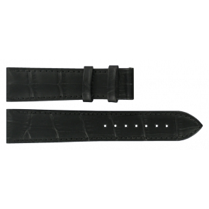 Bracelet de montre Tissot T063.610.16.058.00 / T610031945 / XL Cuir Noir 20mm