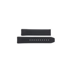 Bracelet de montre Montre intelligente Tissot T610046208 Caoutchouc Noir 23mm