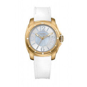 Bracelet de montre Tommy Hilfiger 679301390 / 1390 / 1781137 / TH-170-3-34-1192 Silicone Blanc 18mm