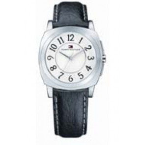 Bracelet de montre Tommy Hilfiger 679301089 / 1780882 / TH-87-3-14-0818 Cuir Noir 18mm