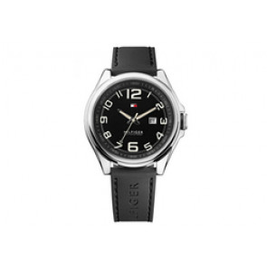 Bracelet de montre Tommy Hilfiger TH679301543 / 205-1-14-1386 / TH1790910 Silicone Noir 22mm