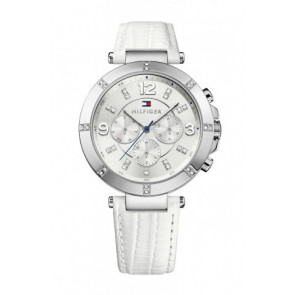 Bracelet de montre Tommy Hilfiger TH-246-3-14-1852S Cuir Blanc