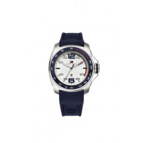 Bracelet de montre Tommy Hilfiger TH-113-1-27-1239 / TH679301431 Caoutchouc Bleu 25mm