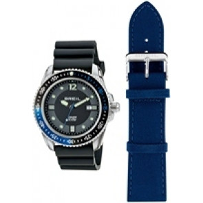 Bracelet de montre Breil TW1423 Caoutchouc Bleu 24mm