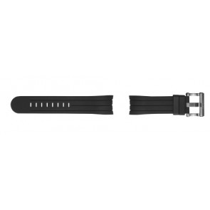 Bracelet de montre TW Steel TWB131 Silicone Noir 24mm