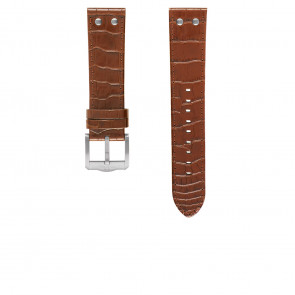 TW Steel bracelet de montre TWB1310 / TW1310 Cuir Brun 22mm + coutures brunes