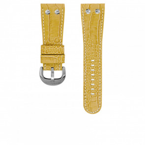 TW Steel bracelet de montre TWB75 Cuir Beige 30mm + coutures blanches