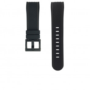 Bracelet de montre TW Steel TWB937 Silicone Noir 24mm