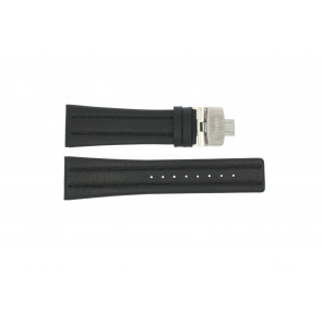 Bracelet de montre Obaku V107 Cuir Noir 28mm