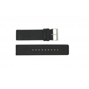 Bracelet de montre Obaku V116 Cuir Noir 24mm