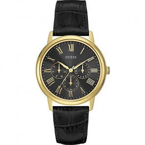 Bracelet de montre Guess W0496G5 Cuir Noir 20mm