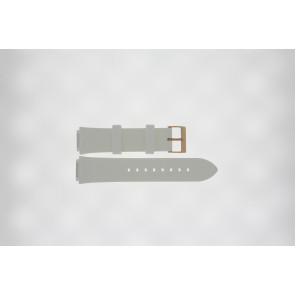 Bracelet de montre Guess W0564L1 / Jet Setter Caoutchouc Blanc 18mm