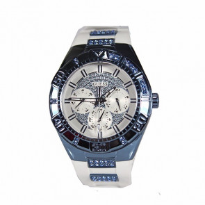 Bracelet de montre Guess W0653L2 Plastique Blanc