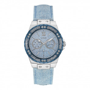 Bracelet de montre Guess W0336L7 / W0775L1/ W0703L3 Textile Bleu 21mm