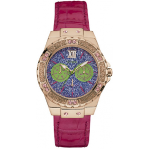 Bracelet de montre Guess W0775L4 (BRC-W0775L4) Cuir Rose