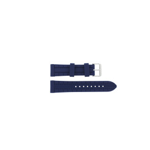 Bracelet de montre Guess W0798G2 Caoutchouc Bleu 22mm