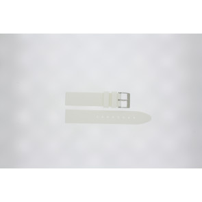 Bracelet de montre GC watches W1210L1 Silicone Blanc 18mm