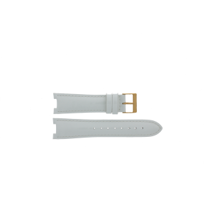 Bracelet de montre Guess W13556L1 Cuir Blanc 10mm