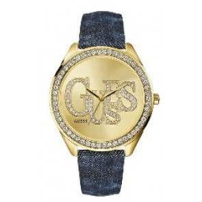 Bracelet de montre Guess W85034L1 Textile Jeans 20mm