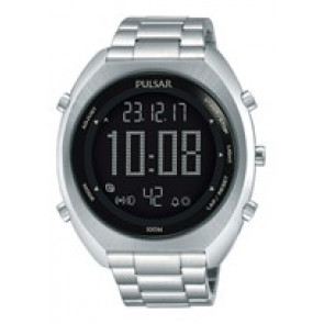 Bracelet de montre Pulsar W866-X005 / P5A015X1 Acier 22mm