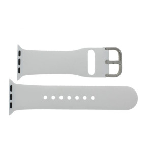 Bracelet de montre Montre intelligente Universel App.watch.7-8.le.09G Silicone Blanc 32mm