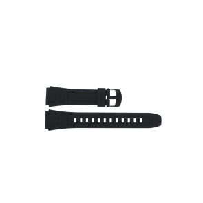 Bracelet de montre Casio WV-59E-1AVEF / WV-59E-1A Plastique Noir 20mm